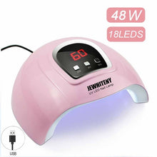 Load image into Gallery viewer, 54W UV LED Nail Lamp with 36 Pcs Leds For Manicure Gel Nail Dryer Drying Nail Polish Lamp 30s/60s/90s Auto Sensor Manicure Tools